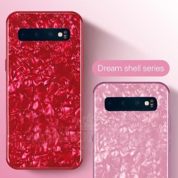 Galaxy S10 Plus Dream Shell Textured Marble Case