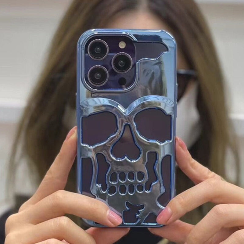 iPhone 13 Pro Hollow Skull Design Case