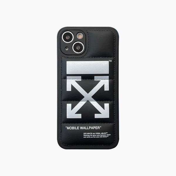 3D Phone Case | Black OW Feathered