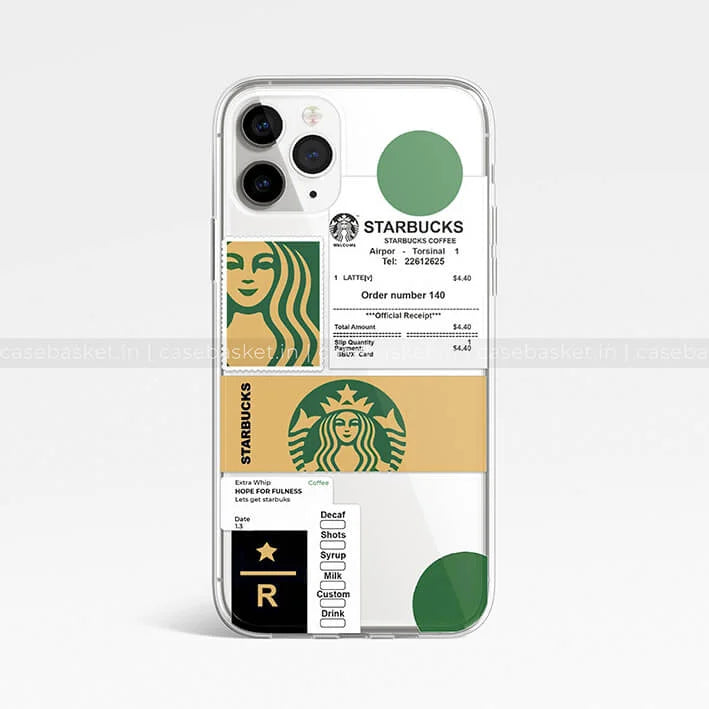 Starbucks Coffee Transparent Silicone Case