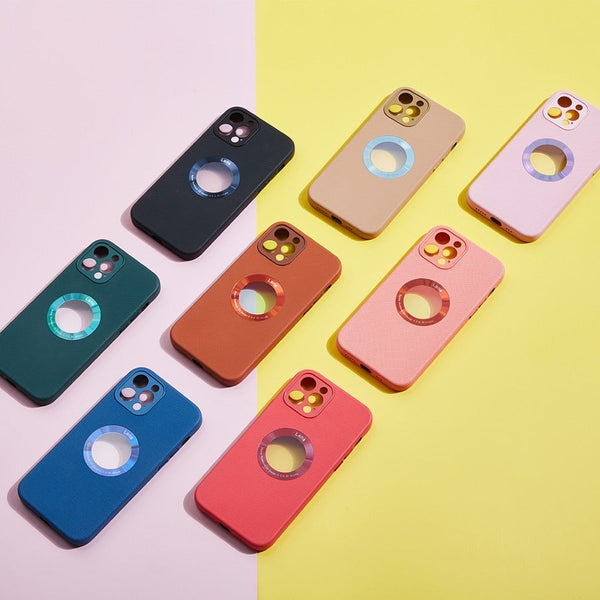 iPhone 12 Series Soft Silicone Logo Cut Case