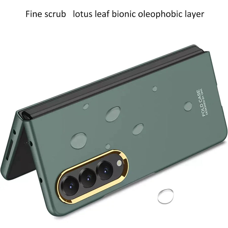 Galaxy Z Fold4 Camera Edge Gold Plated Case